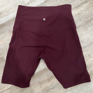Lululemon High Rise Biker Shorts 10”